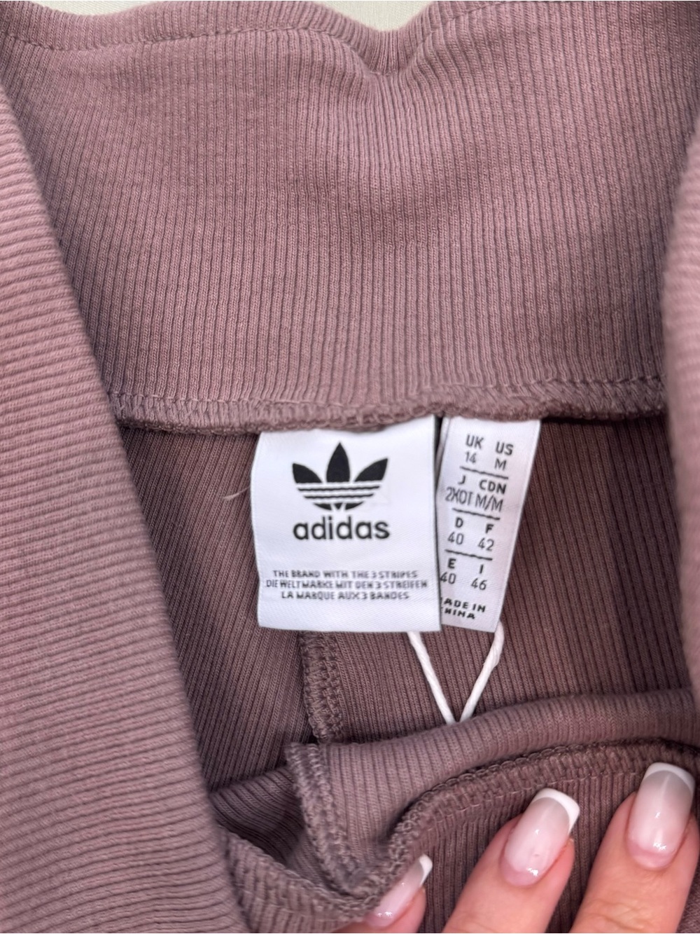 adidas Women’s Trace Brown Bike Shorts - Picture 3 of 4